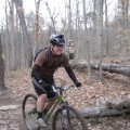 George riding at Hastie Park Trails